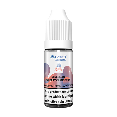 hayati pro max nic salts blueberry cherry cranberry