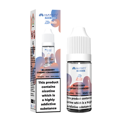 hayati pro max nic salts blueberry cherry cranberry