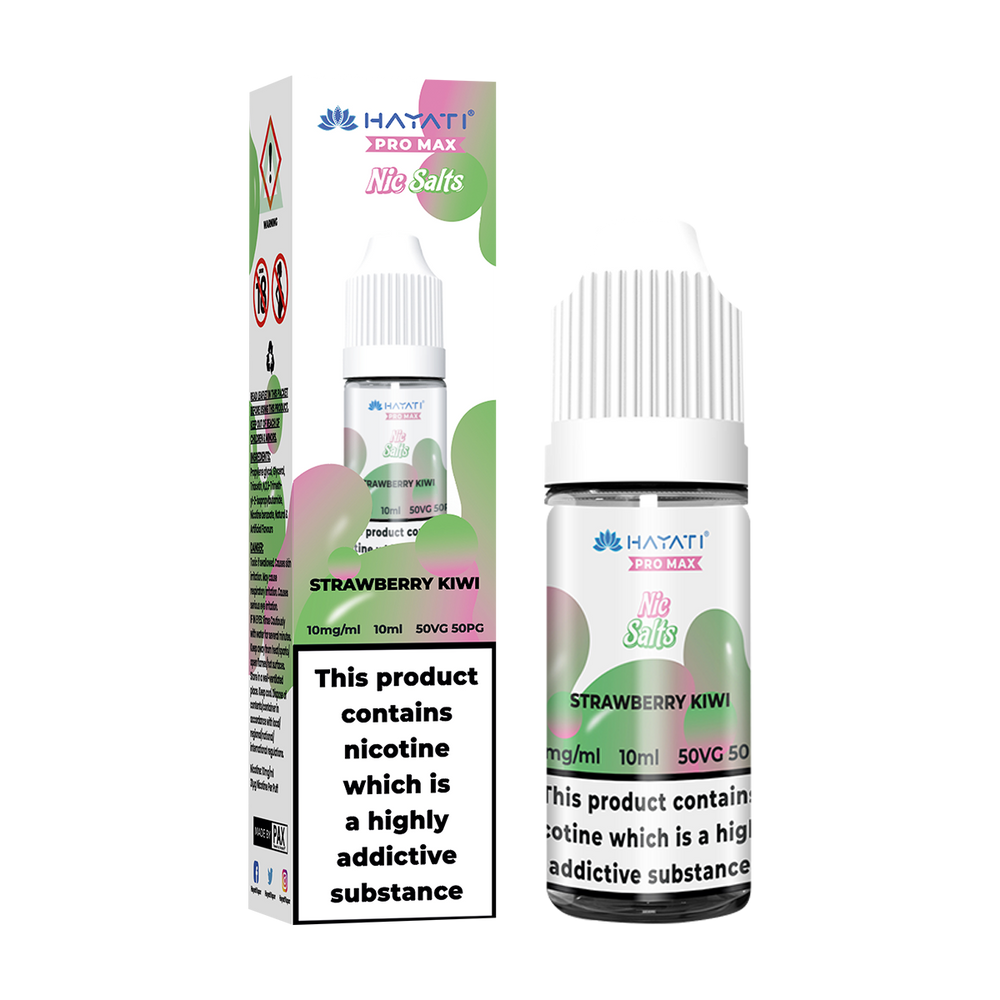 hayati pro max nic salts strawberry kiwi