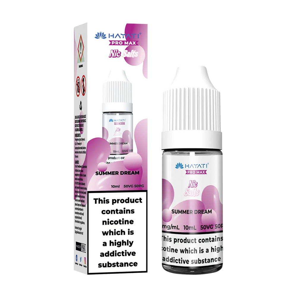 hayati pro max nic salts summer dream