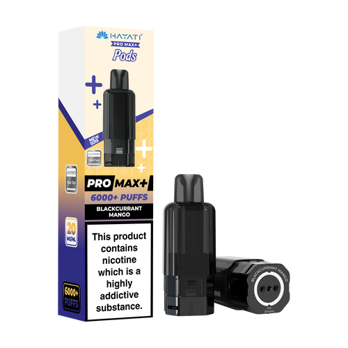 hayati pro max plus 6000 pods blackcurrant mango