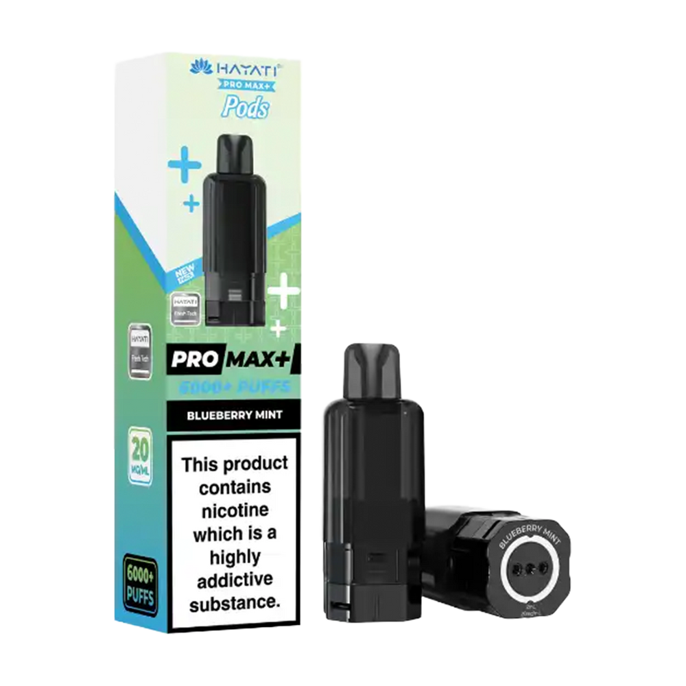 hayati pro max plus 6000 pods blueberry mint