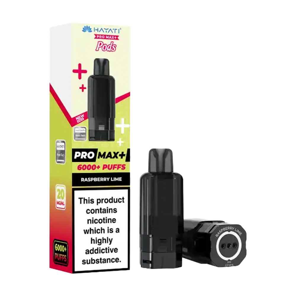 hayati pro max plus 6000 pods raspberry lime