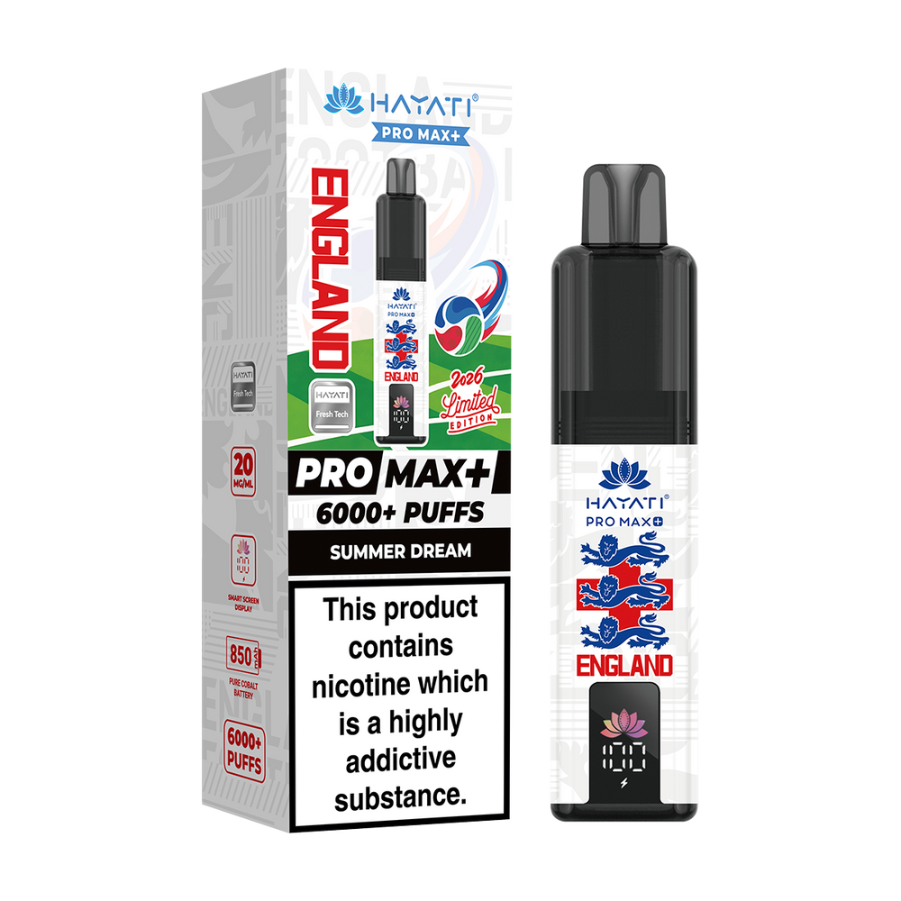 Hayati Pro Max+ 6K World Cup Edition - England