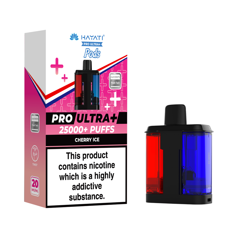 hayati pro ultra plus pods cherry ice