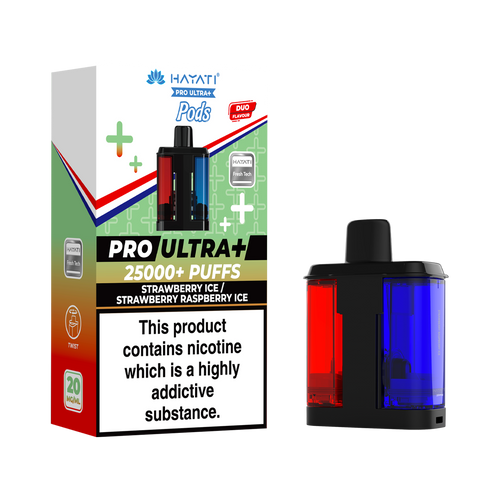 hayati pro ultra plus pods strawberry ice strawberry raspberry ice