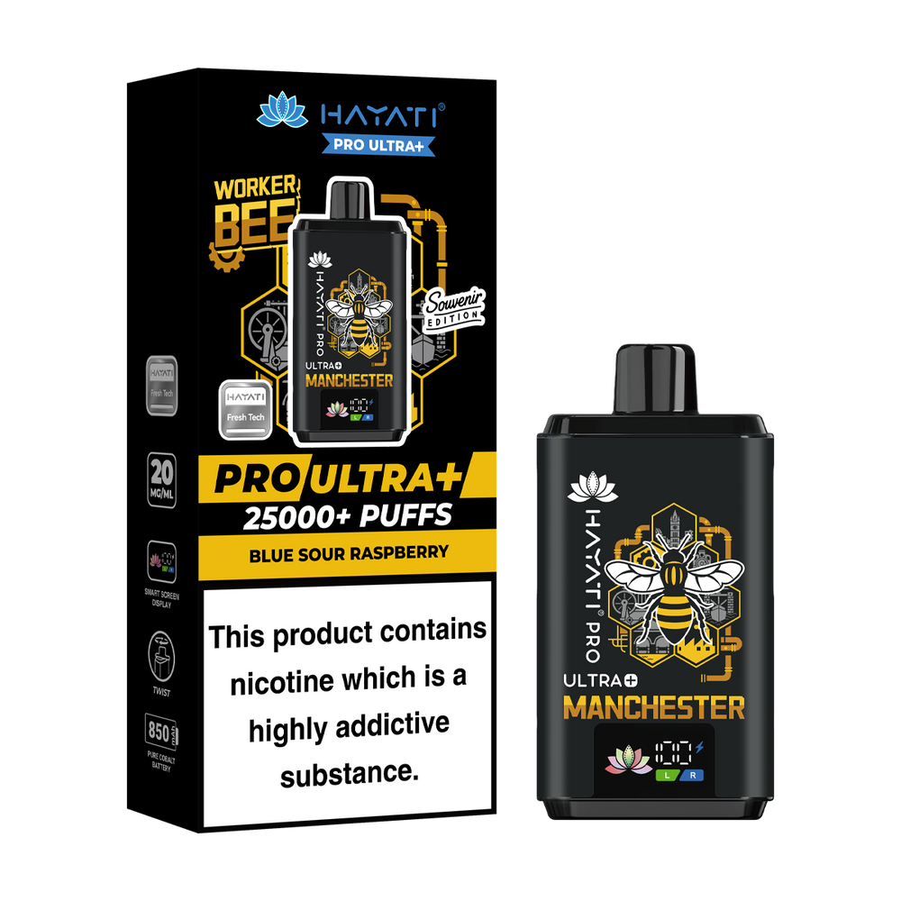 Hayati Pro Ultra Plus 25000 Manchester Souvenir Edition