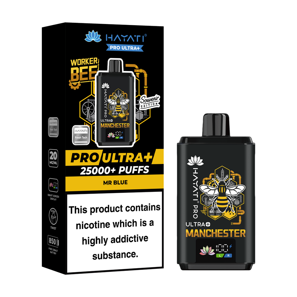 Hayati Pro Ultra Plus 25000 Manchester Souvenir Edition