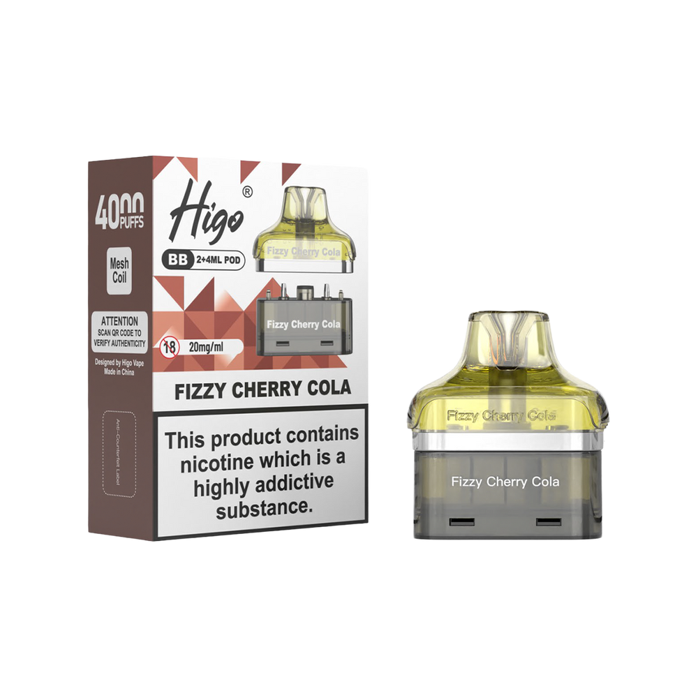 Higo BB 4000 Refill Pack fizzy cherry cola
