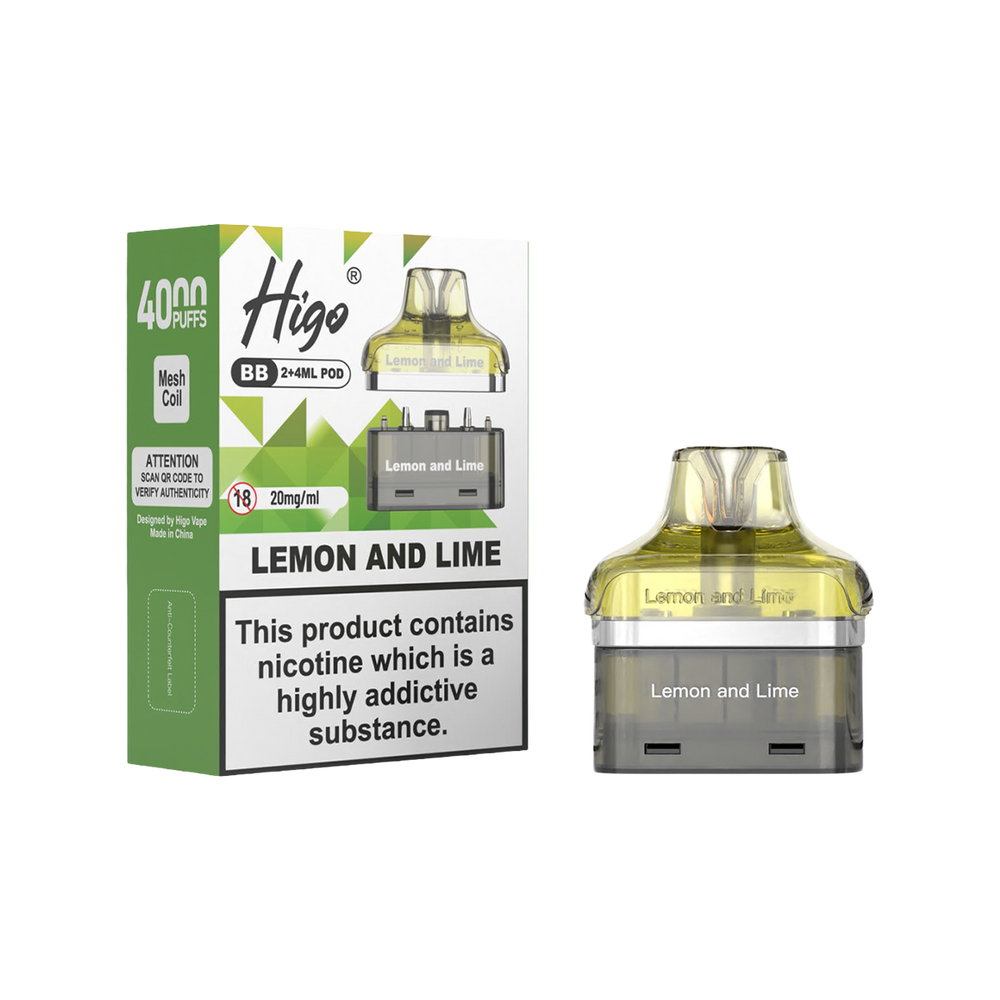 Higo BB 4000 Refill Pack lemon lime