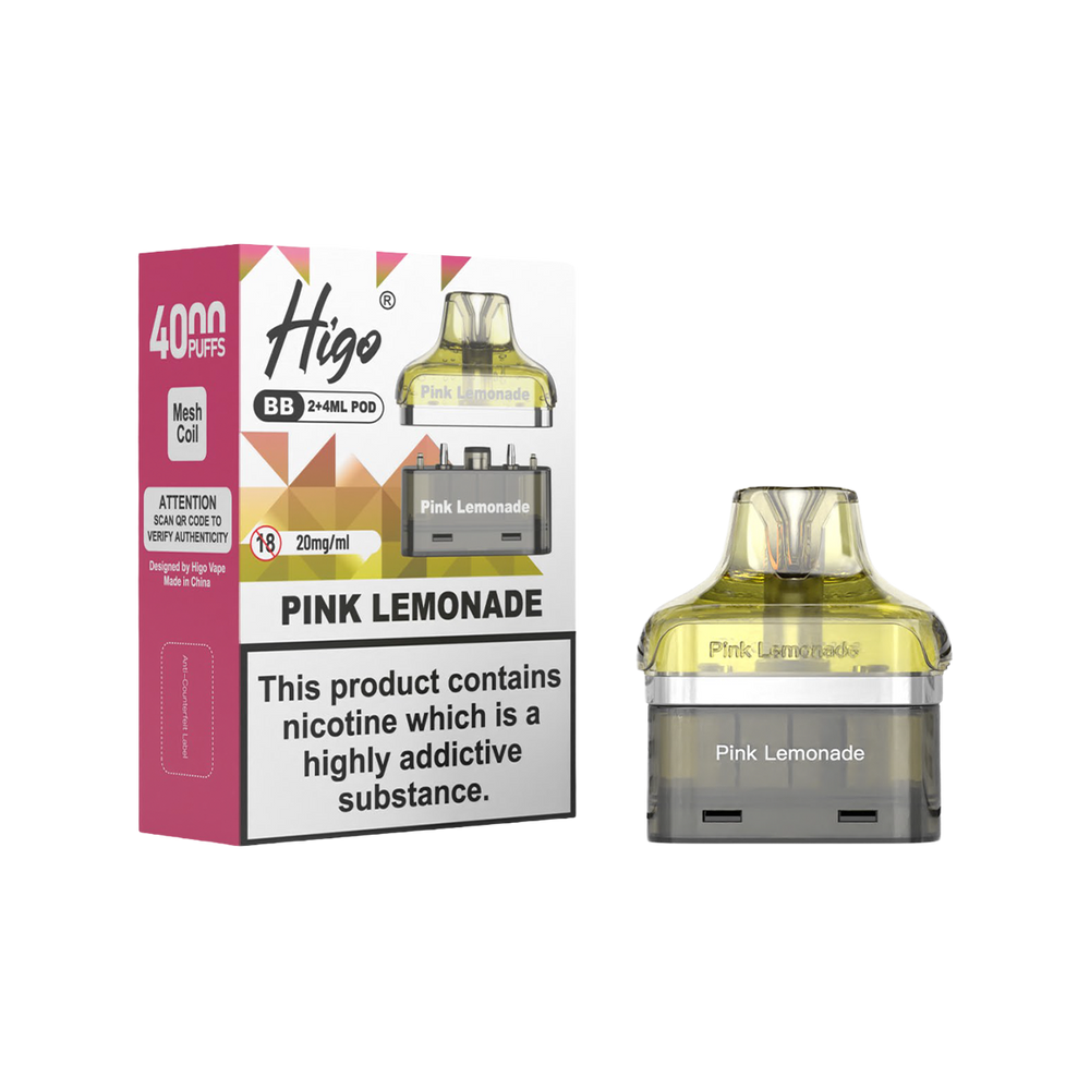 Higo BB 4000 Refill Pack pink lemonade