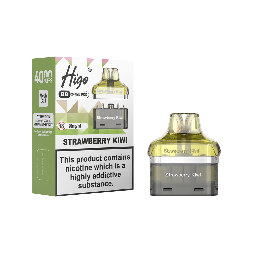 Higo BB 4000 Refill Pack | Prefilled Pods