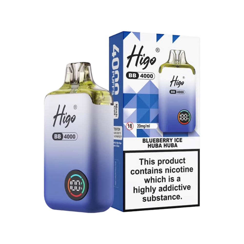 Higo BB 4000 Vape Kit blueberry ice huba huba