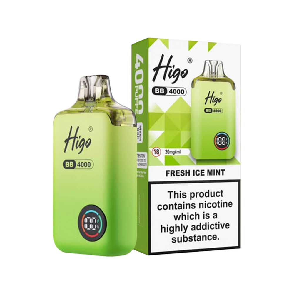 Higo BB 4000 Vape Kit fresh ice mint