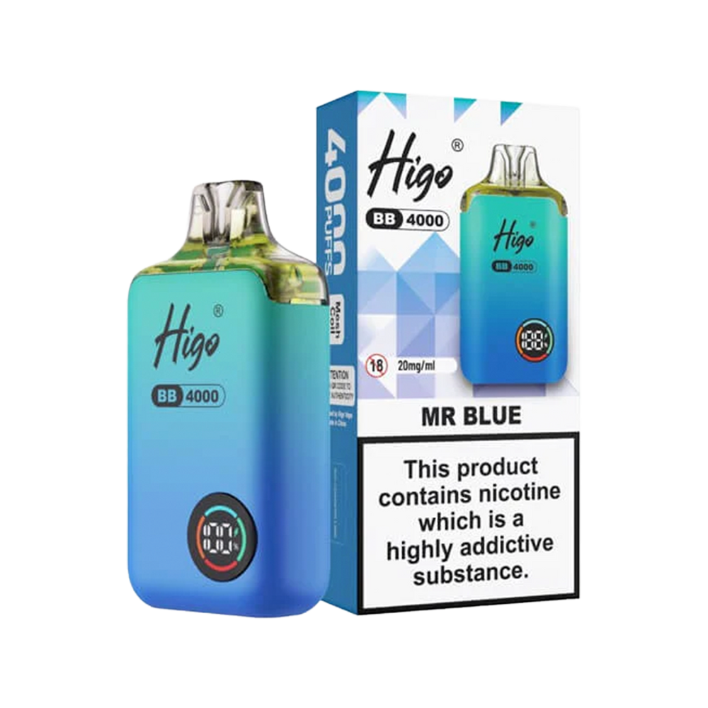 Higo BB 4000 Vape Kit | MTL | Prefilled Pod  Vape Shop