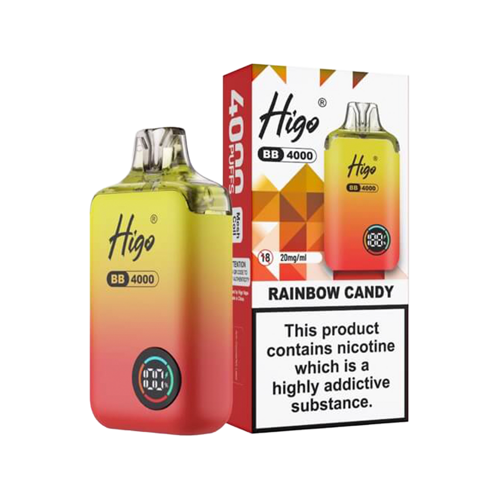 Higo BB 4000 Vape Kit rainbow candy
