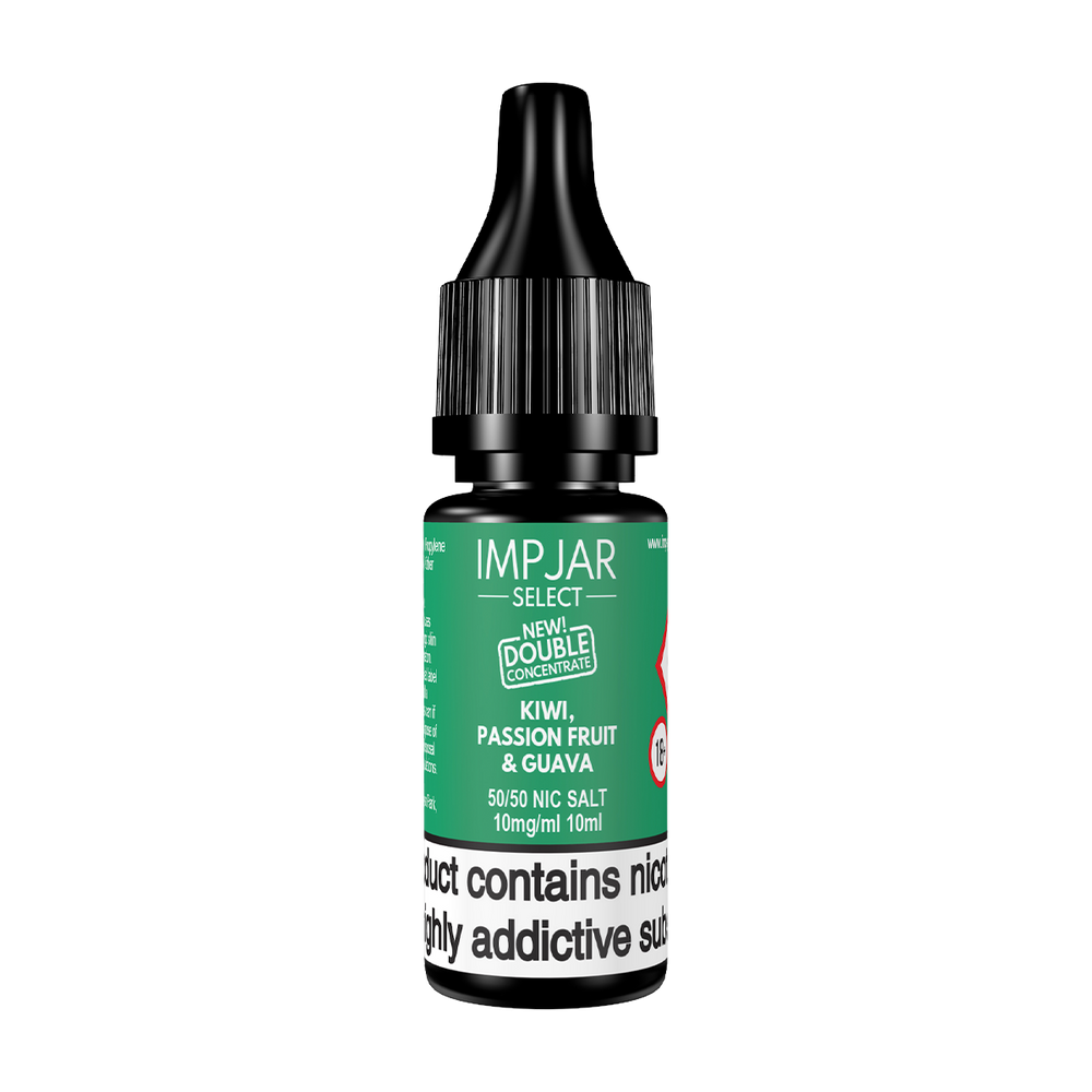 Kiwi Passion Fruit Guava Nic Salt by Imp Jar Select 10mg