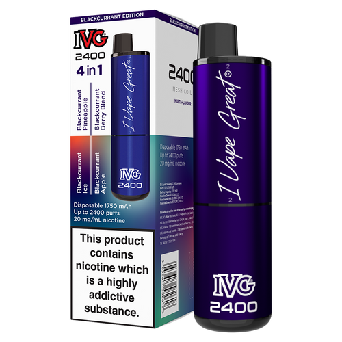 Blackcurrant Edition IVG 2400 Disposable Device