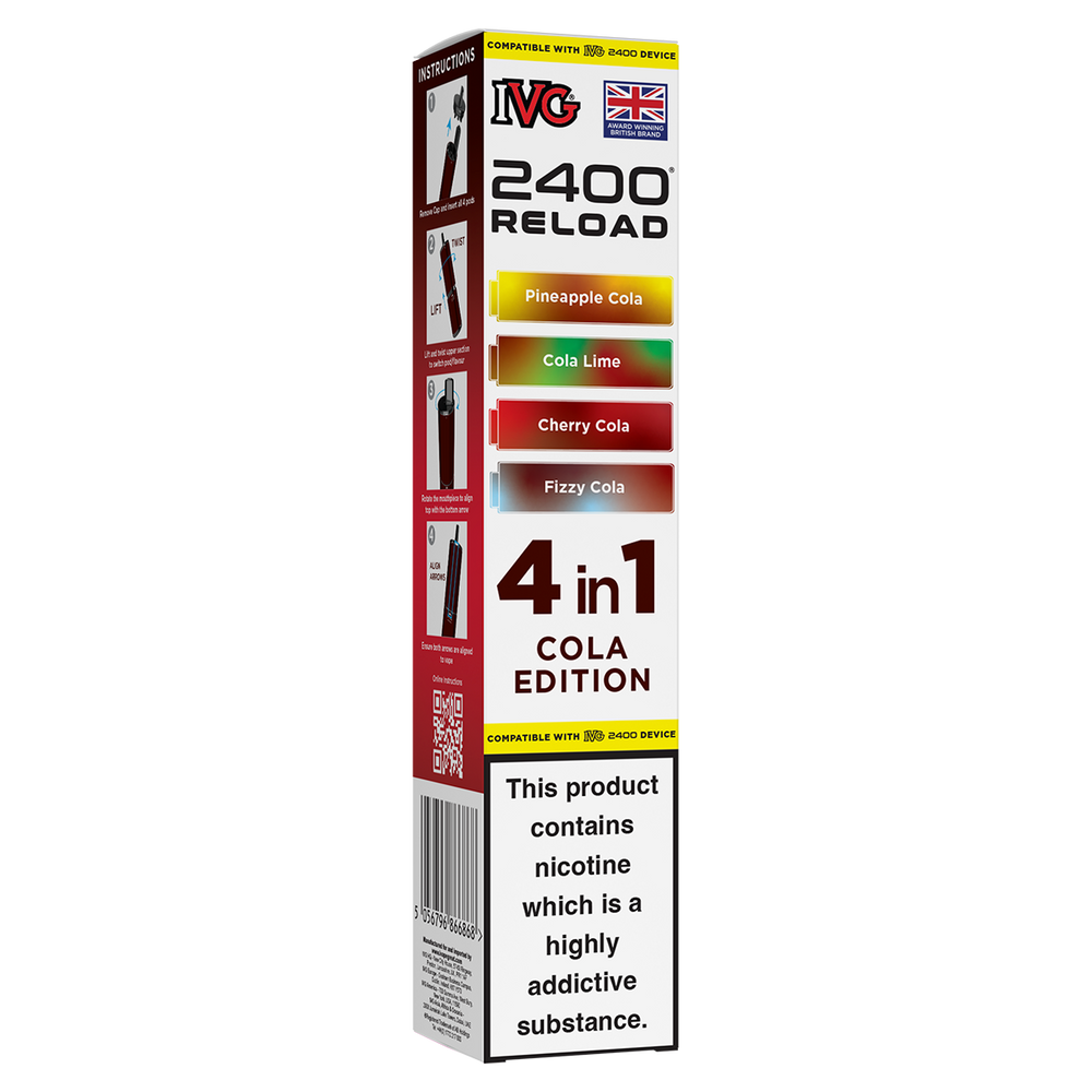 Cola Edition IVG 2400 Refill Pods Vape Shop Cola Edition IVG 2400 Refill Pods Vape Shop