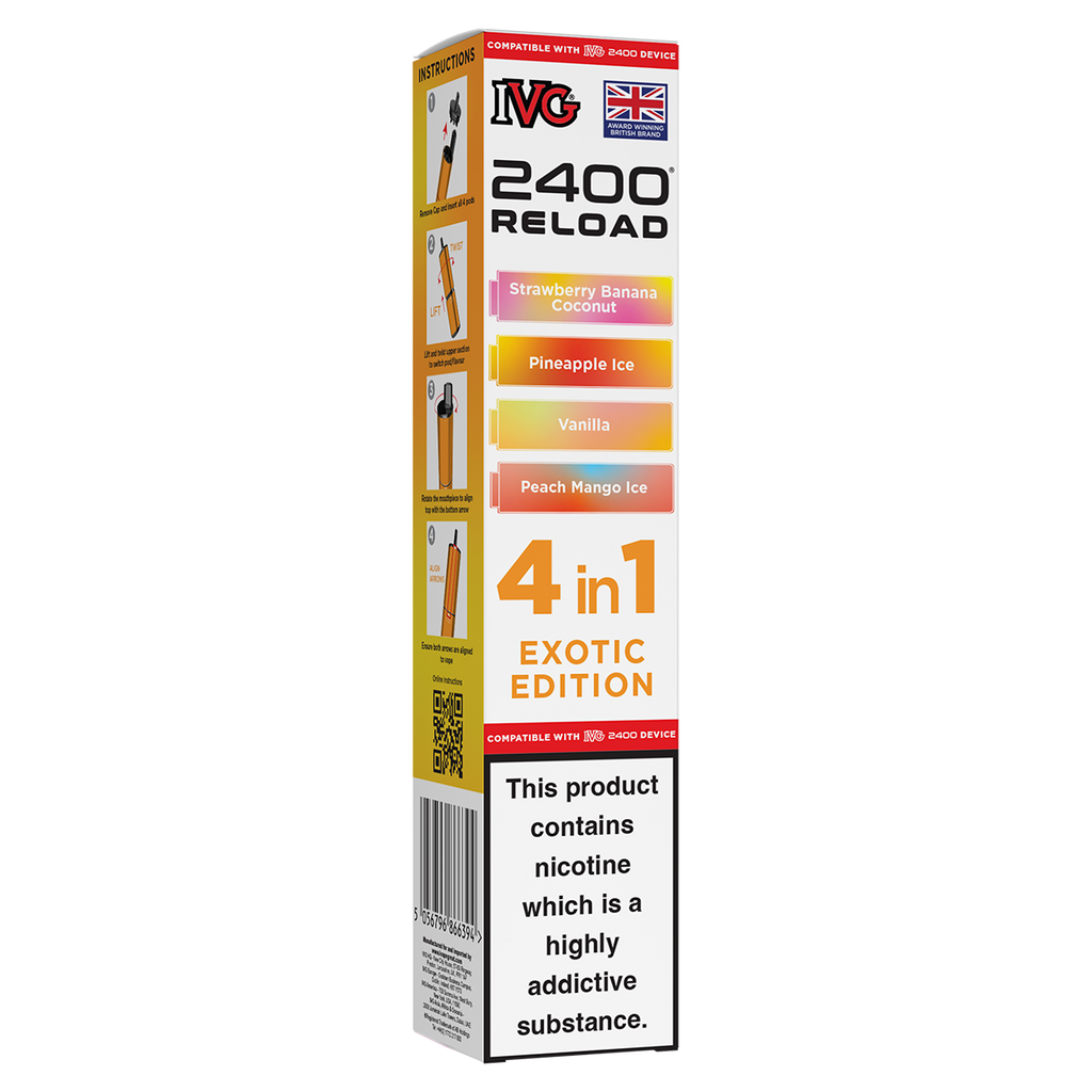 Exotic Edition IVG 2400 Refill Pods – Vape Shop