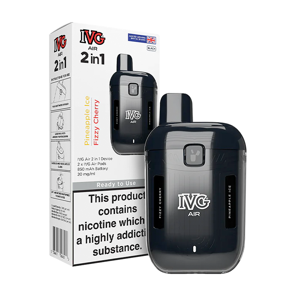 IVG Air 2 in 1 Vape Kit | 1200 Puffs Vape Shop IVG Air 2 in 1 Vape Kit | 1200 Puffs Vape Shop