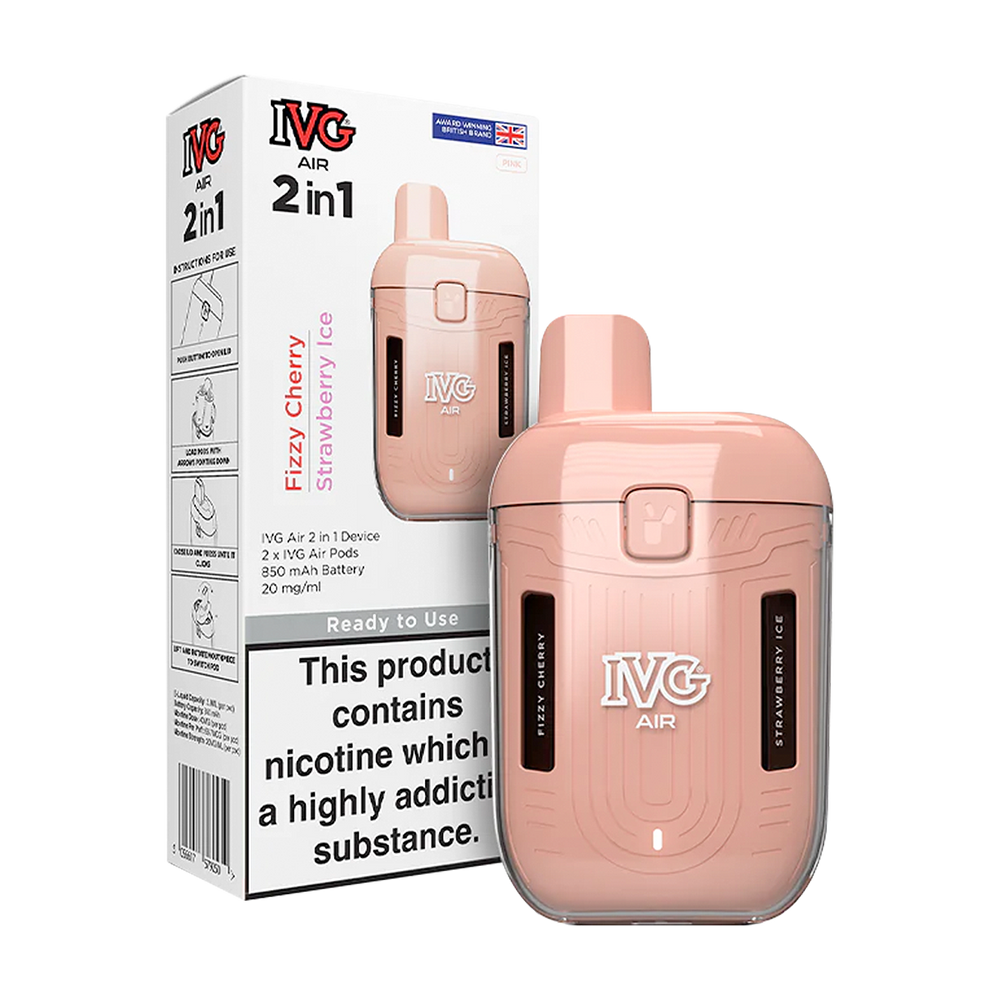 ivg air pods fizzy cola Air 4 in 1 Prefilled Pods by IVG [Pack of 10]