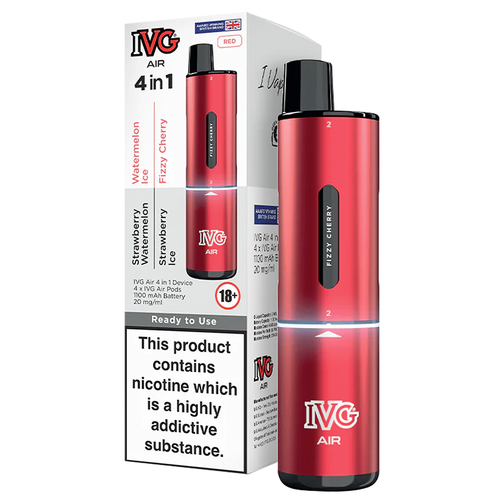 Black Edition IVG Air 4 in 1 Vape Kit | 2400 Puffs Vape Shop Black Edition IVG Air 4 in 1 Vape Kit | 2400 Puffs Vape Shop