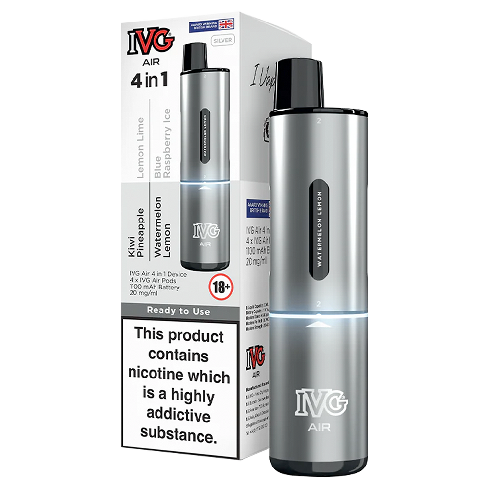 Black Edition IVG Air 4 in 1 Vape Kit | 2400 Puffs Vape Shop Black Edition IVG Air 4 in 1 Vape Kit | 2400 Puffs Vape Shop