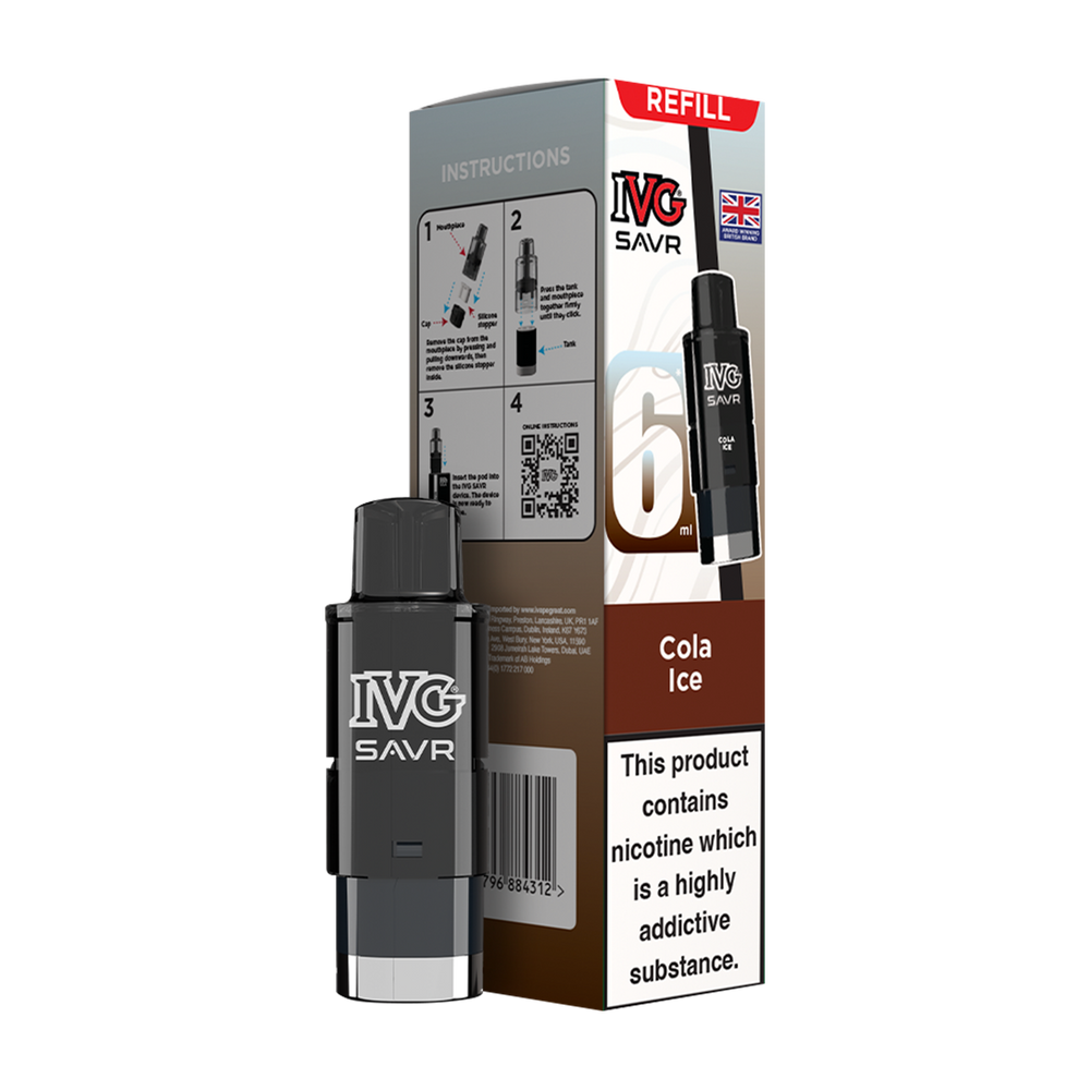 Cola Ice IVG SAVR Refill Pack – Vape Shop