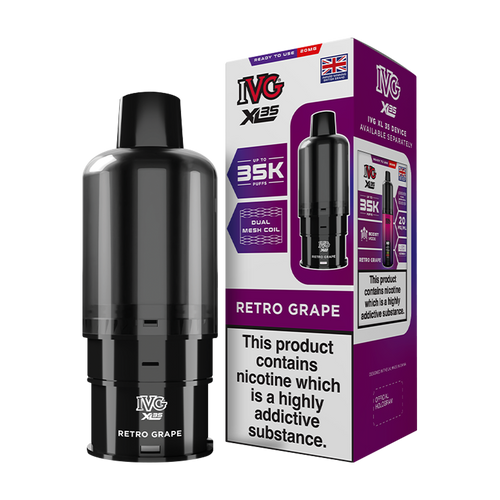 ivg xl 35 refill retro grape