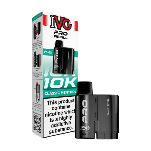 ivg pro 12 refill classic menthol 20mg