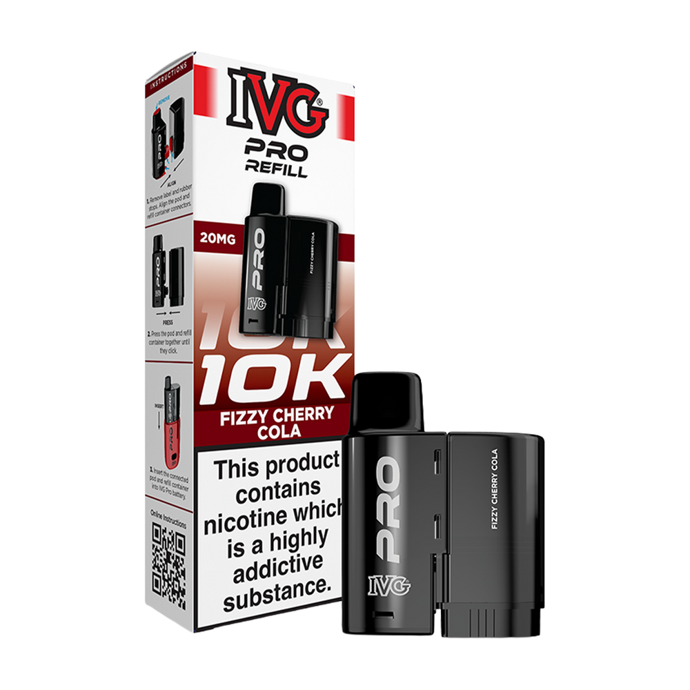 ivg pro 12 refill fizzy cherry cola