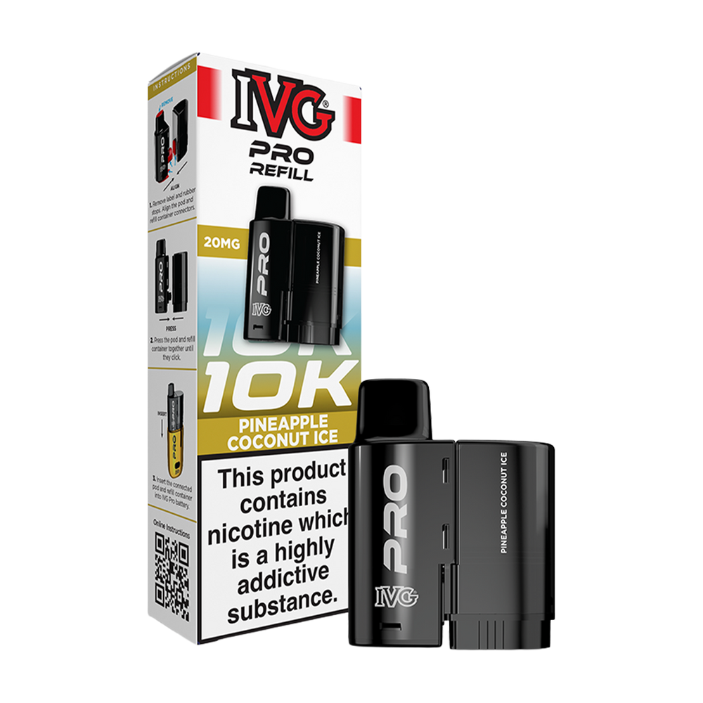 ivg pro 12 refill pineapple coconut ice