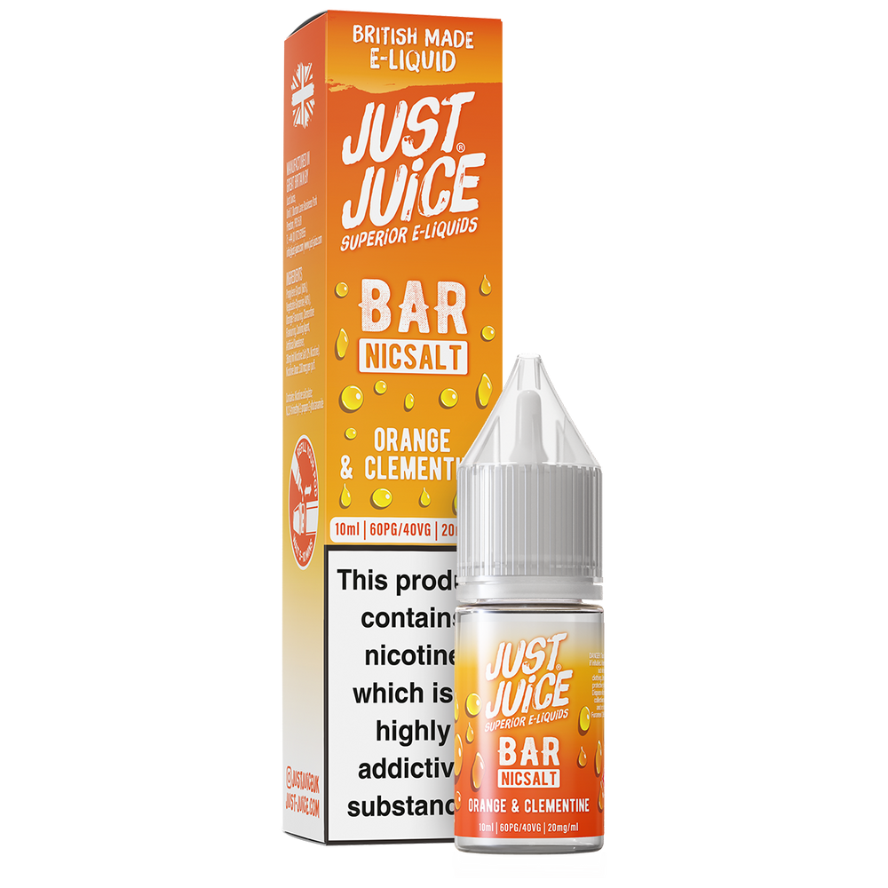 Orange & Clementine Bar Nic Salt by Just Juice 10ml 20mg