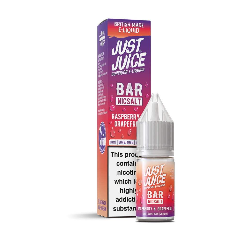 Raspberry & Grapefruit Nic Salt by Just Juice 20mg