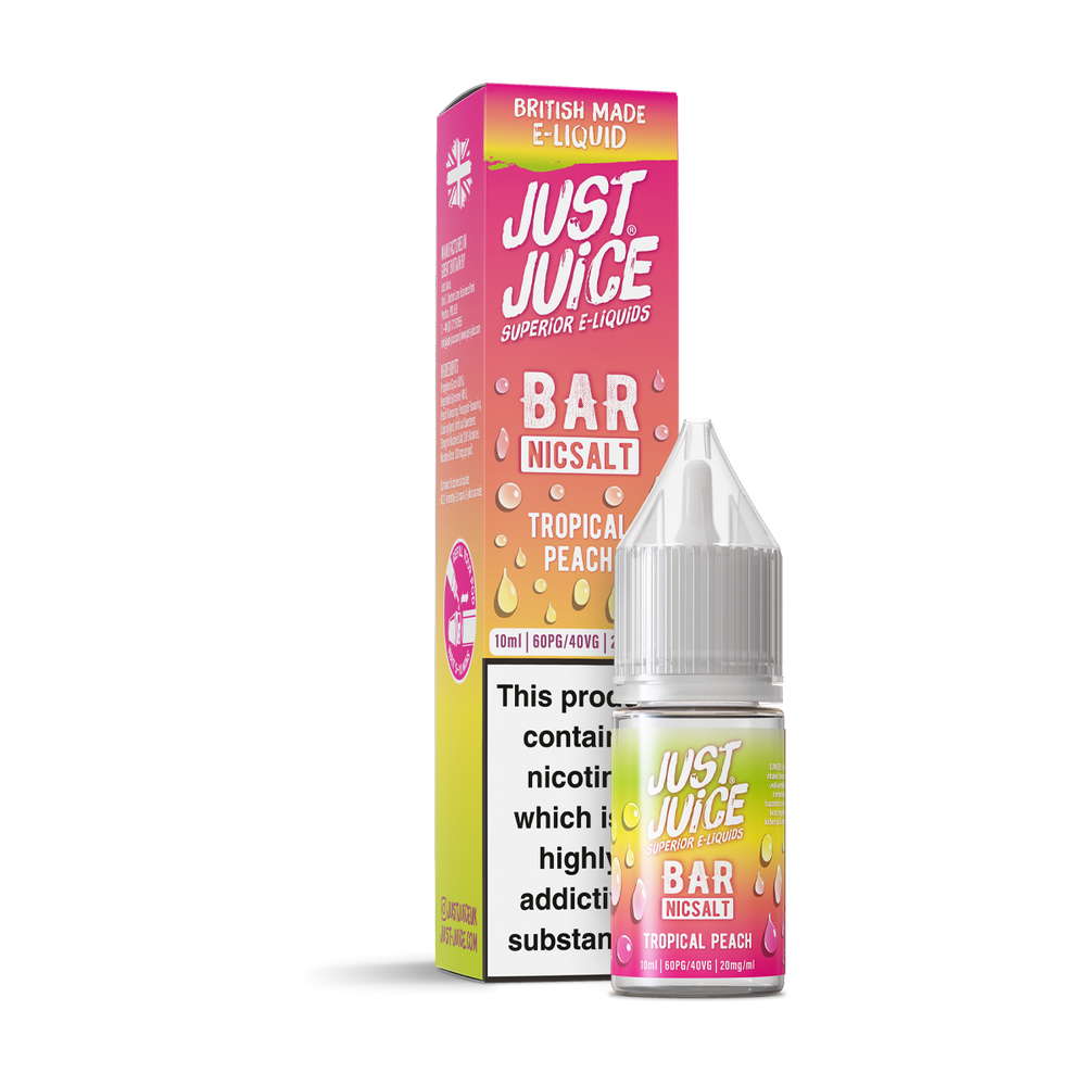 Tropical Peach Bar Nic Salt by Just Juice 20mg
