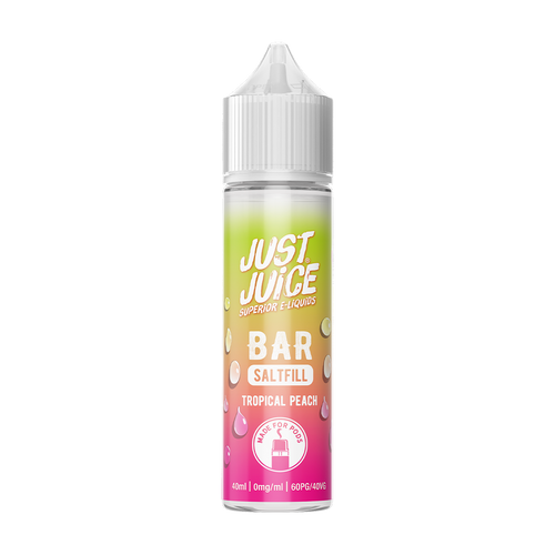 just juice bar tropical peach saltfill 40ml
