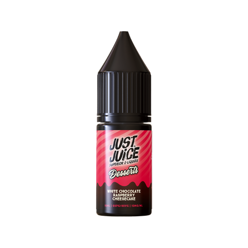 just juice eliquid desserts white choc rasp cheesecake