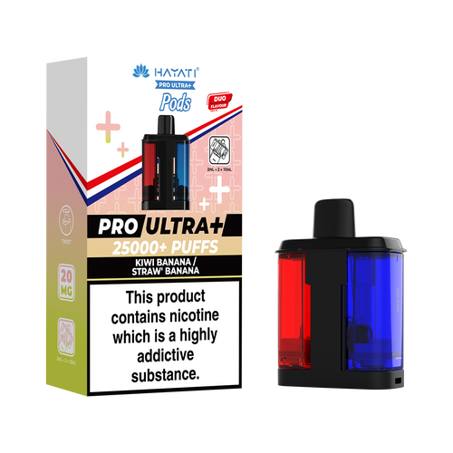 Hayati pro ultra Plus Pods Kiwi Banana Straw Banana