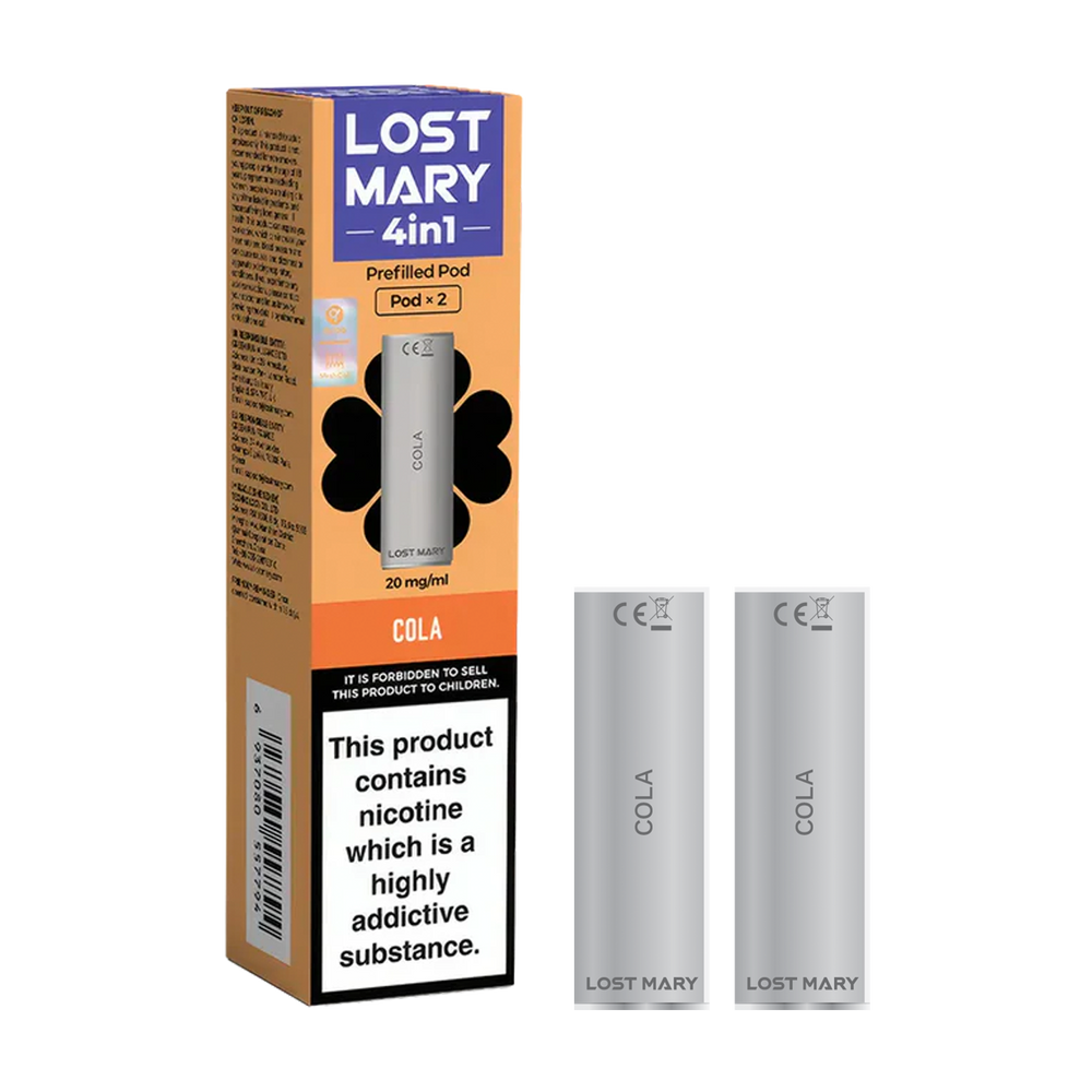 Cola Lost Mary 4in1 Pods Vape Shop Cola Lost Mary 4in1 Pods Vape Shop