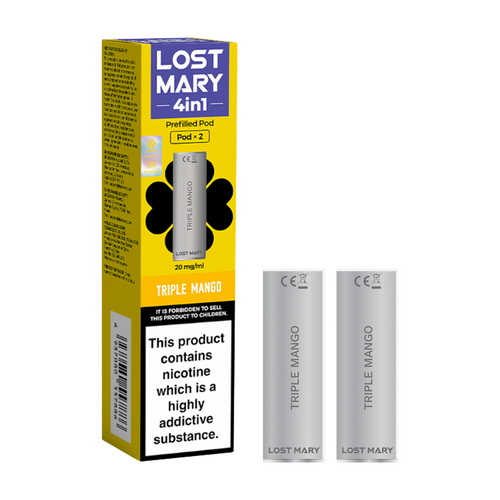 lost mary 4in1 berry triple mango x2 pods