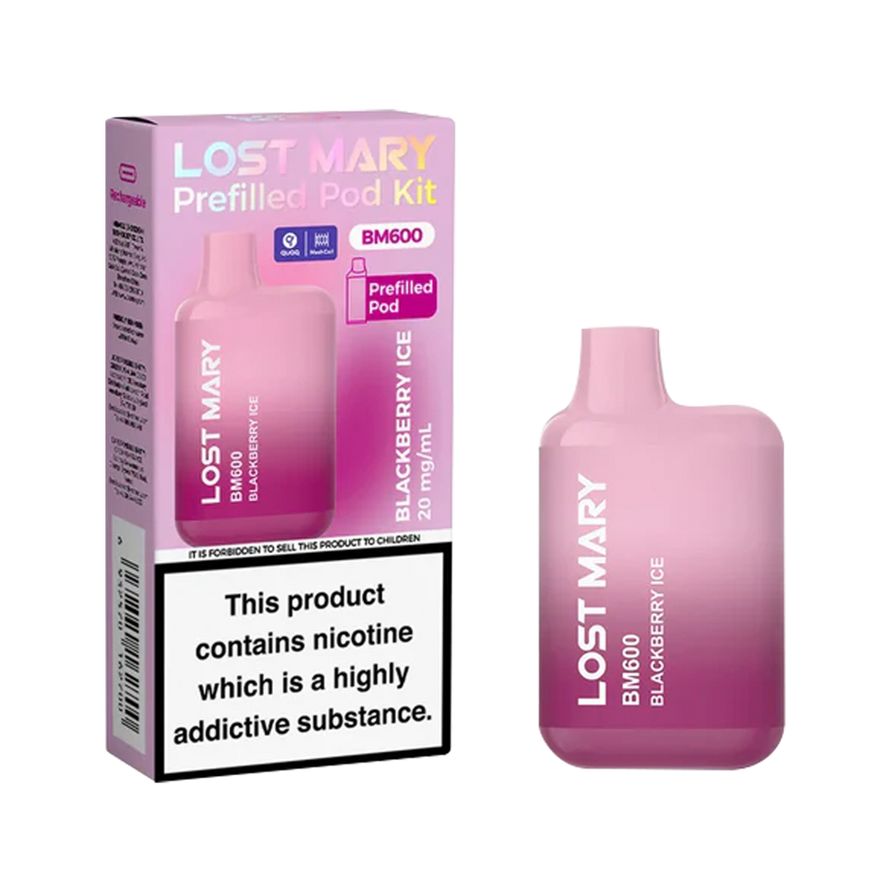 BM600 Prefilled Lost Mary Tappo Prefilled Pod Kit | 99p Only - Washington Vapes UK Australia BM600 Refill BM600 Prefilled Lost Mary Tappo Prefilled Pod Kit | 99p Only - Washington Vapes UK Australia BM600 Refill