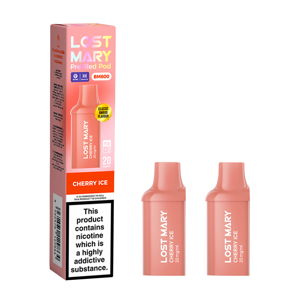 Cherry Ice Lost Mary BM600 Pods | Prefilled Pods Vape Shop Cherry Ice Lost Mary BM600 Pods | Prefilled Pods Vape Shop
