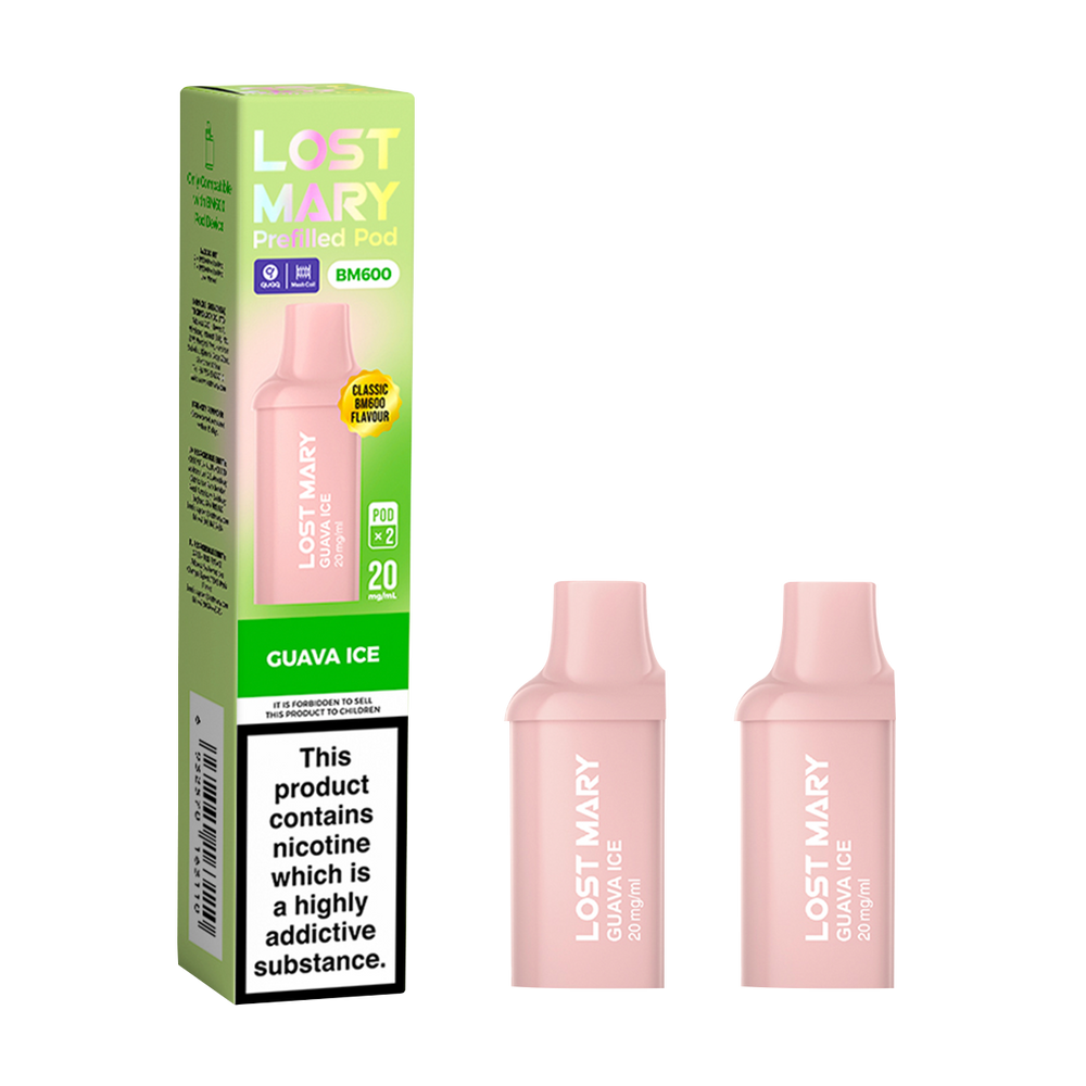 lost mary bm600 pods guava ice