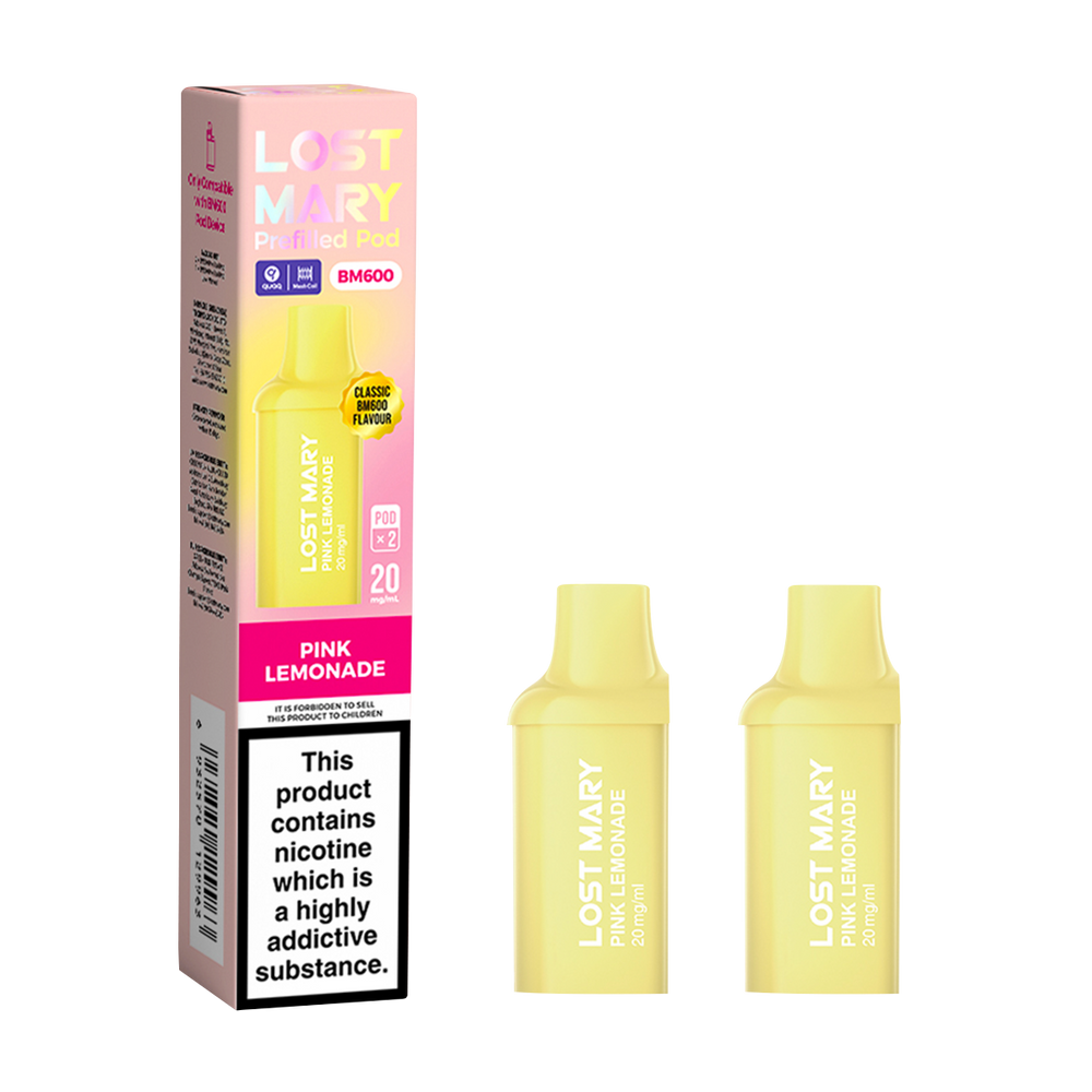 lost mary bm600 pods pink lemonade