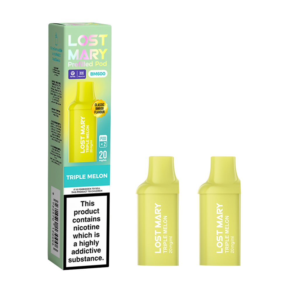 lost mary bm600 pods triple melon