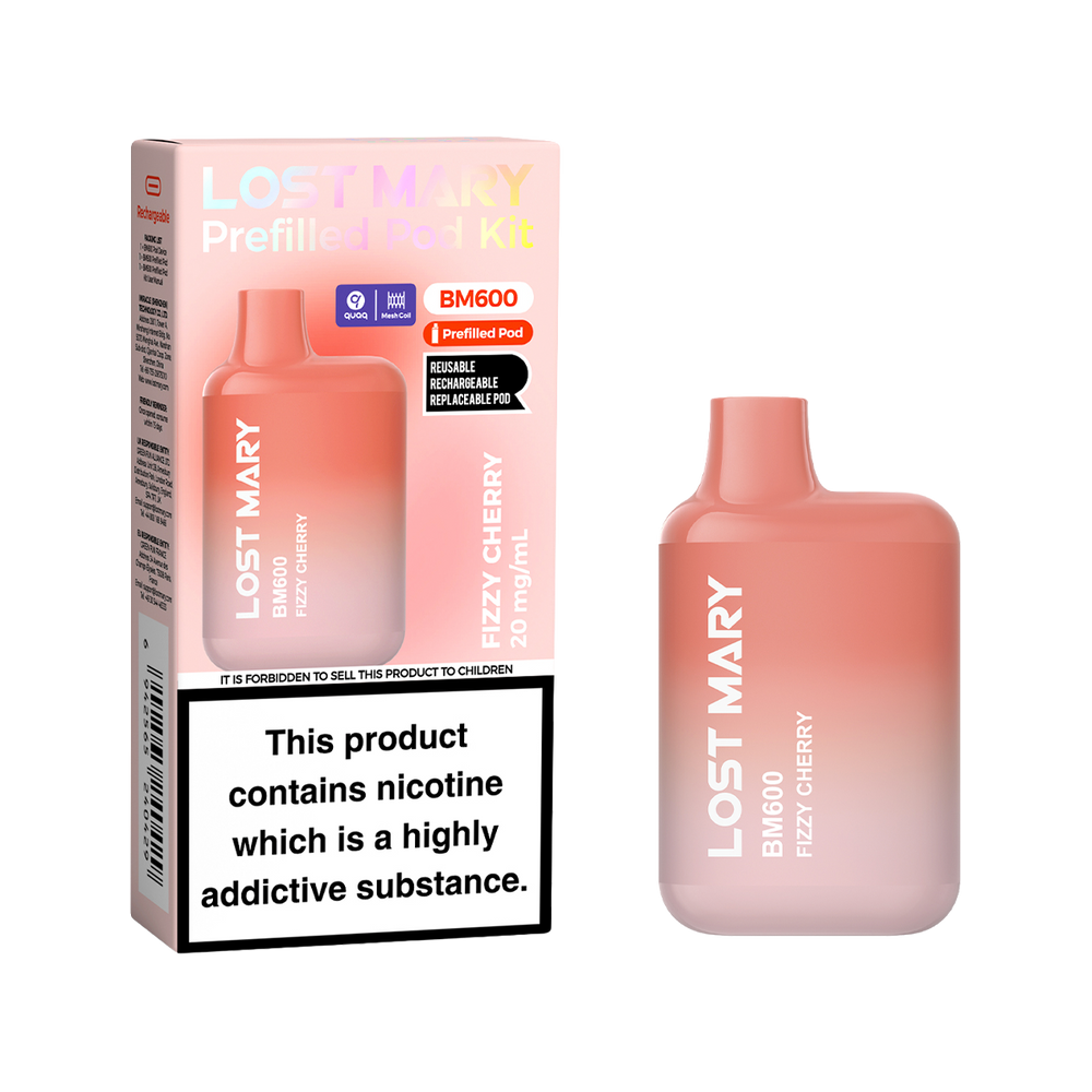 lost mary vape bm600 refill Lost Mary BM600 Prefilled Pod Kit
