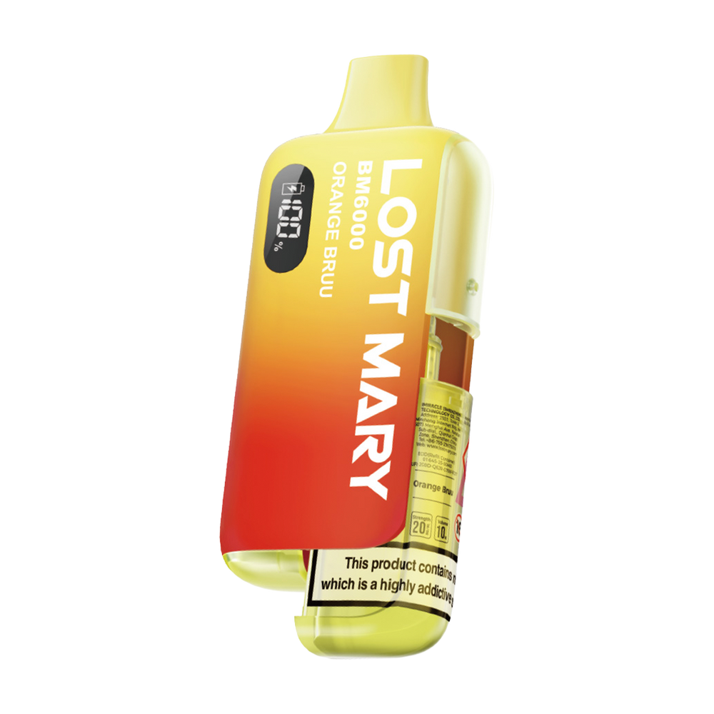 Lost Mary BM6000 Vape Kit orange bruu