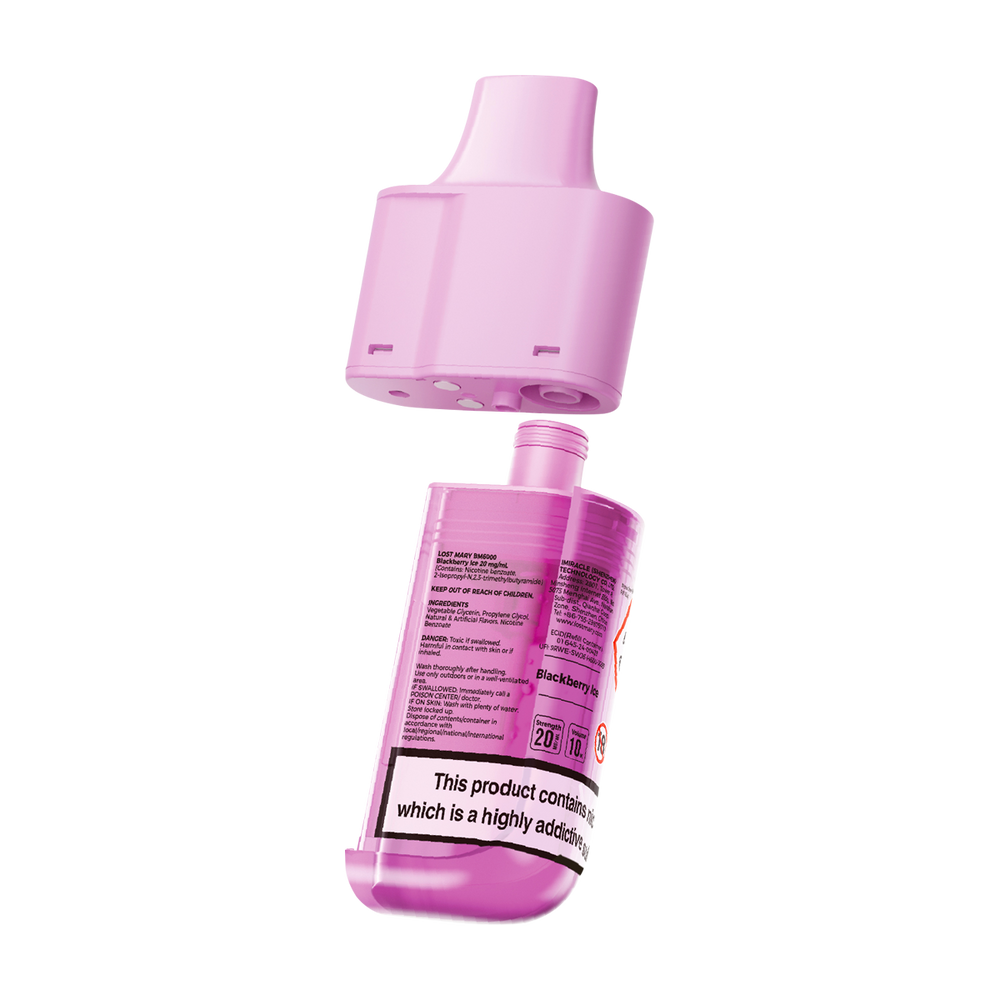 lost mary bm6000 refill pack blackberry ice