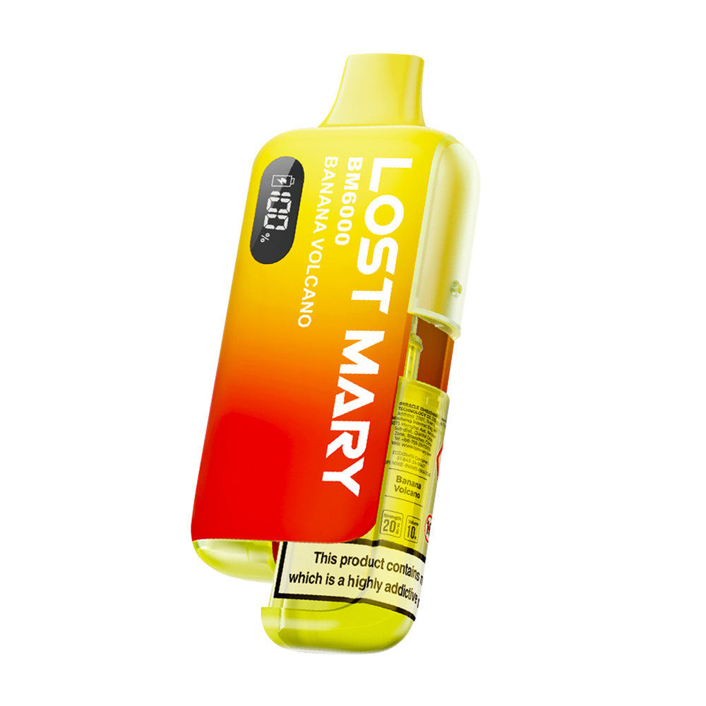 Lost Mary BM6000 Vape Kit banana volcano